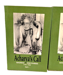 Acharya’s Call Madras Discourses Book Set Second Edition 1995 Part 1 & 2 Aiyer