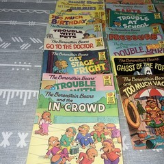 Huge Vintage Lot of 23 Berenstain Bears Books Picture Book Homeschool Morals