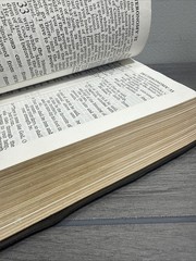 Circa 1962 World Publishing RSV Bible Black Morocco Leather GOLD EDGE
