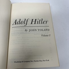 Adolf Hitler Volumes 1 & 2 by John Toland (1976, Hardcover)