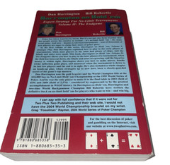 Harrington on Hold ’em : Expert Strategy for No-Limit Tournaments; Volume II:…