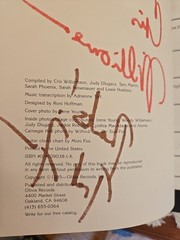 The Cris Williamson Songbook for Guitar and Piano (1985) Signed, 270 Pages