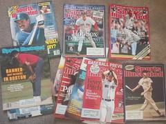 Lot of 12 Vintage BOSTON RED SOX Sports Illustrated Magazines WORLD SERIES
