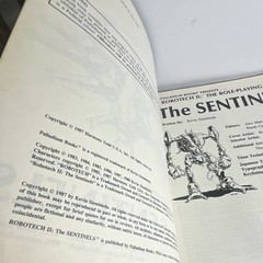 Robotech II The Sentinels RPG + REF Field Guide Palladium Books 1988 1990 Print