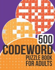 500 Codewords Puzzle Book Adults Colossal Activity Vocabulary Game Brain Trainin