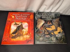 8x Lot of Fantasy Drawing & Painting Books, Barron’s & Impact, Patmore, Cowan