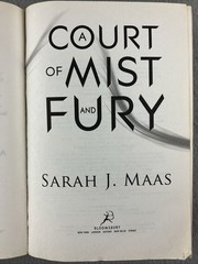 Court of Mist and Fury Sarah J Maas Paperback 1st Edition First Printing ACOTAR