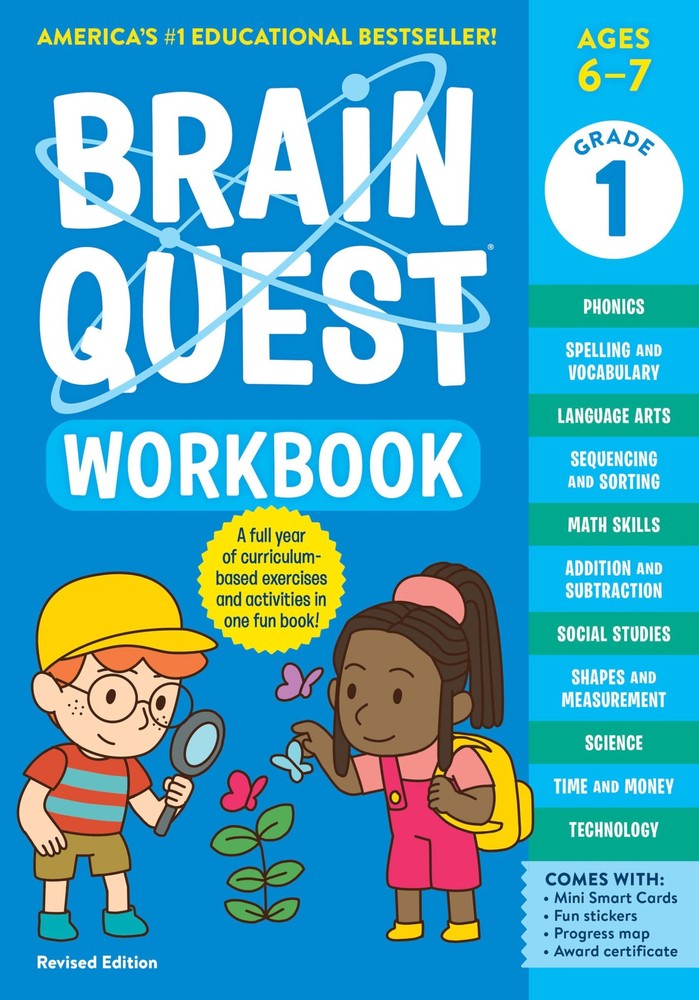 Brain Quest Workbook: 1st Grade Revised Edition – paperback Workman Publishi…