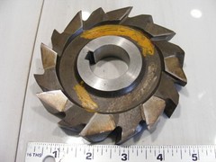5″ x 3/4″ x 1 1/4″ Bore Side Milling Cutter, Staggered Teeth, Moly 34755
