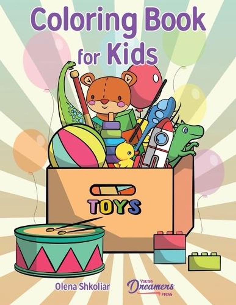 Coloring Book for Kids: For Kids Ages 4-8, 9-12 by Young Dreamers Press (English
