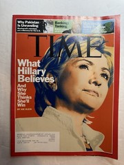 Time Magazine What Hillary Believes: Hillary Clinton November 19, 2007 M228