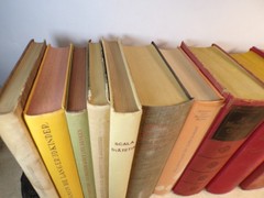 Lot of 17 Vintage German Books Bulk Lot Hardcovers Multicolored