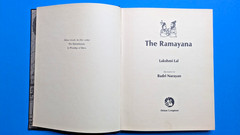 THE RAMAYANA [Lakshmi Lal] + THE MAHABHARATA [Shanta R Rao] HCDJ Illustrated