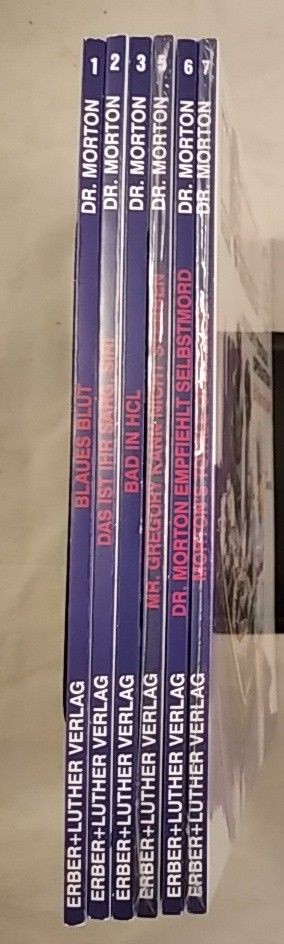 Konvolut. Dr. Morton. Grusel Krimi Bestseller. 1 – 6.6 Stück. Blaues Blut; Das i