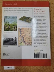 Somme 1 July 1916: Tragedy and triumph ~Robertshaw Andrew OSPREY (Campaign) #169