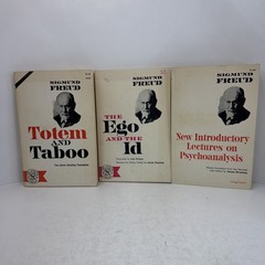 Lot of 3 Sigmund Freud PB Books (Totem & Taboo, Ego & Id, New Intro. Lectures)