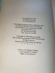Dara by Patrick Besson-First American Edition/DJ-1987 Ex-Library