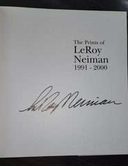 The Prints Of Leroy Neiman 1991-2000 Large Format Book Signed 200 Pages