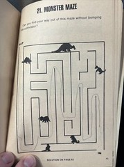 Vintage 1976 Dinosaur Puzzles Activities Barbara Seuling Xerox Education Pub.