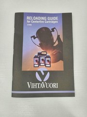 RELOADING GUIDE For Centerfire Cartridges Vihtavuori 2002 Chapbook Pamphlet