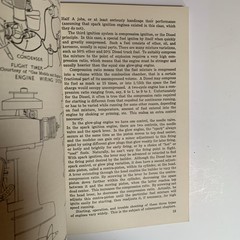 Engines for Models : Part No. B-102 Berkeley Models 1955 Booklet 95 Pages 312S