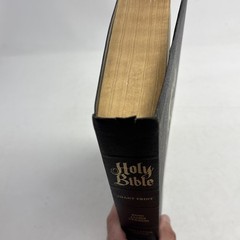 1973 NEW Regency Holy Bible KJV Giant Print Red Letter Edition Black CLEAN