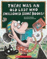 There Was an Old Lady Who Swallowed Some Books! – Paperback – GOOD