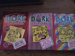 Dork Diaries collection, Books 1, 12, 13 Hard Back Covers Rachel Renee Russell