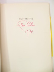 Tiger Flower by Robert Vavra Illustrated by Fleur Cowles Signed 1968 Hardcover