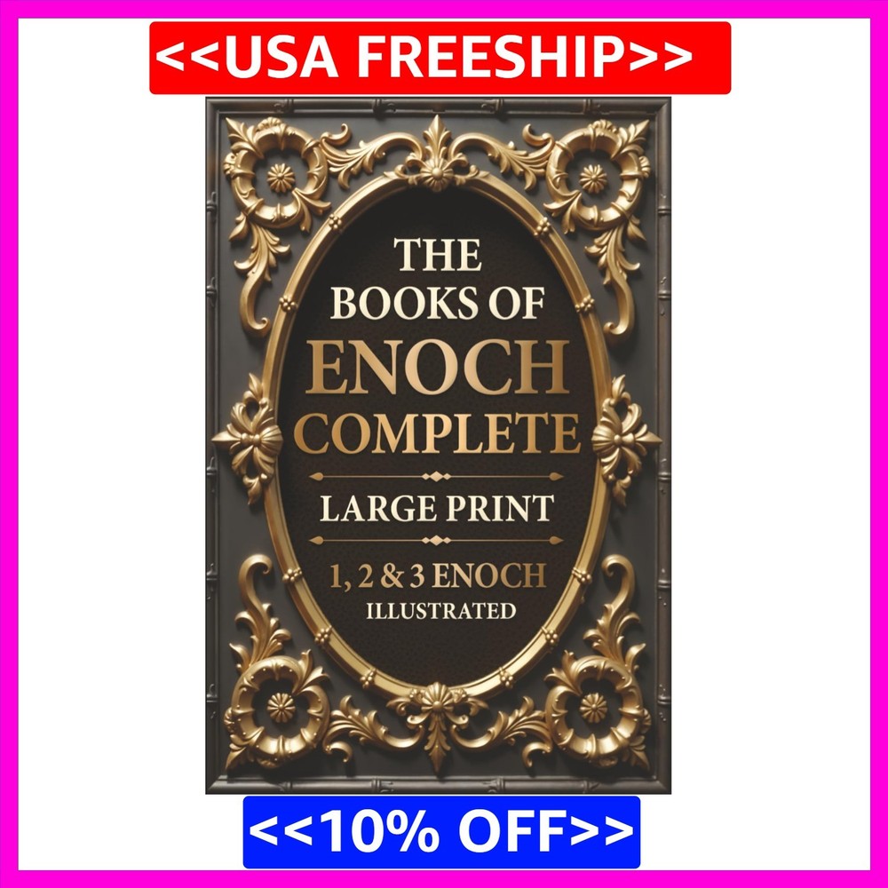 The Books of Enoch Complete LARGE PRINT (Illustrated): 1, 2 & 3 Enoch with Authe
