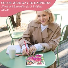 Coloring Book for Adults Relaxation, 24 Pages Adult Coloring Books for Women Str