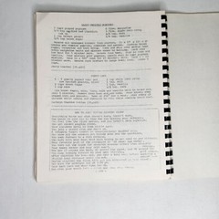 1983 Shaddox Family Cookbook Recipes Collection 8.5 x 11in Spiral Typed Heritage