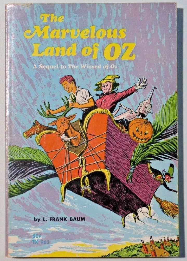 LTHE MARVELOUS LAND OF OZ by L. Frank Baum Scholastic TX 962 1st Print 7191