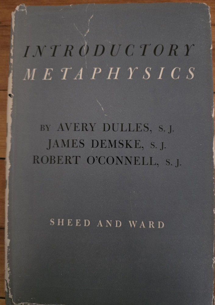 Introductory Metaphysics By Avery Dulles S.J. [VINTAGE]