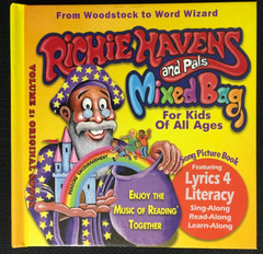 Mister Word Wizard RICHIE HAVENS and Pals MIXED BAG Song Picture BOOK ONLY Rare!