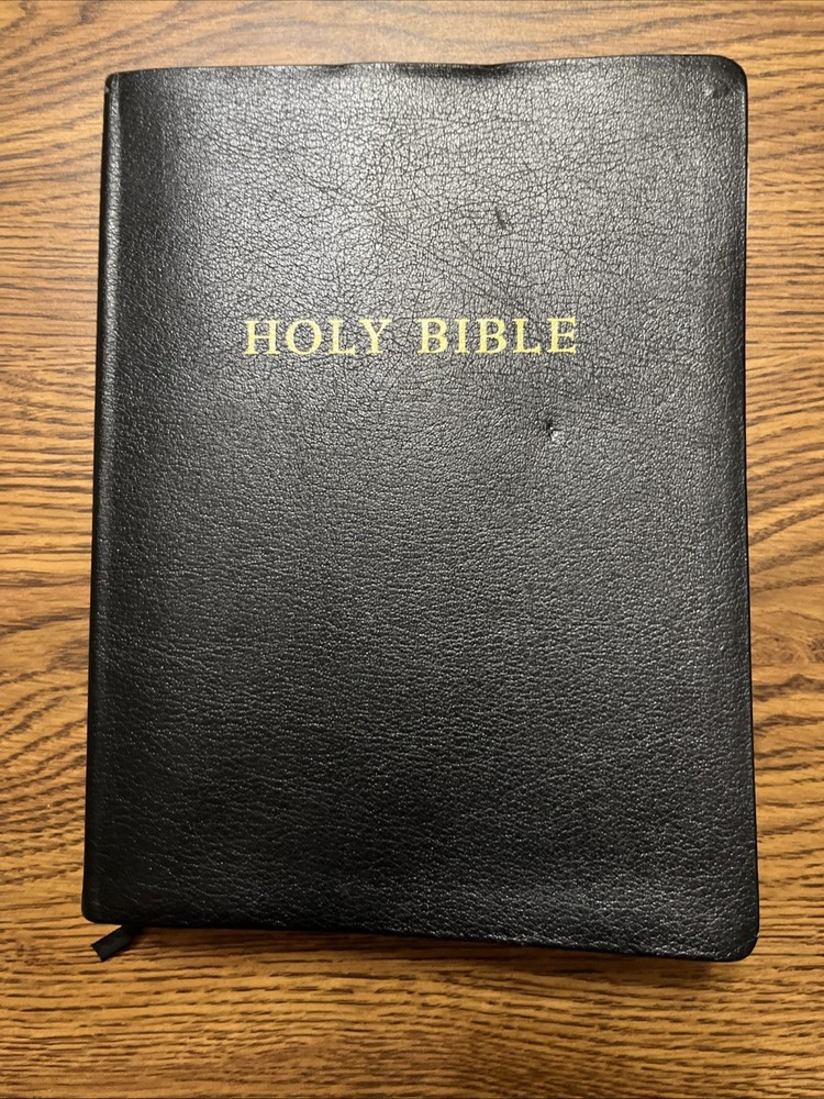 Holy Bible : King James Version Black Bonded Leather, Wide Margin by Hendrickson
