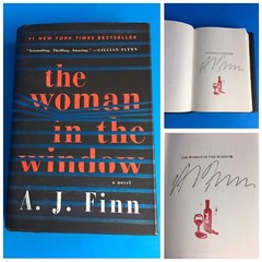 A. J. Finn, THE WOMAN IN THE WINDOW Signed by Author 2018 HC w/ DJ 1st Edition