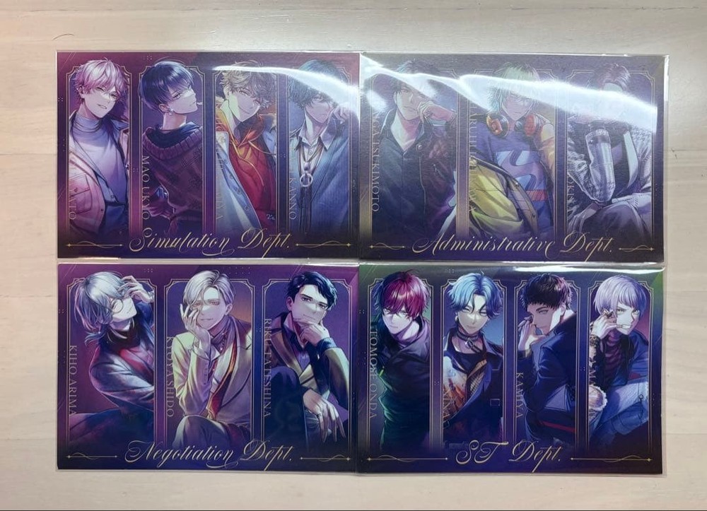 Animate Bonus Postcards Set – Groove Match Puzzle & Realistic ADV 4 pcs