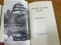 A History of Japan by George Sansom 1960’s 3 Volume Book Set – HARDCOVER – GOOD