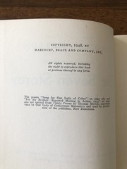 The Seven Storey Mountain by Thomas Merton, 1948 HC 1st Edition