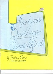 Machine Quilting Simplified by Barbara Farr Paperback Vintage 1982