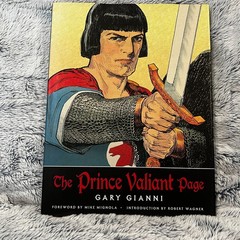 SIGNED + SKETCH Prince Valiant Page Gary Gianni Robert Wagner Mike Mignola BOOK