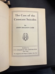 John Dickson Carr P.F. Collier Rare Vintage Skull Cover Edition Lot 1940’s HC
