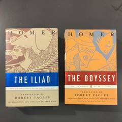 The Iliad & The Odyssey by Homer translated by Robert Fagles Greek Mythology PBs
