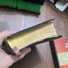 1950 KJV King James Dickson New Analytical Indexed Bible Genuine Morocco Leather