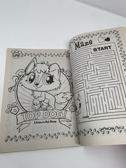 2010 Littlest Pet Shop Jumbo Coloring & Activity Book LPS – New Old Stock Unused