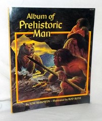 Album of Prehistoric Man by Tom McGowen, Rod Ruth, VG+ Checkerboard Paperback