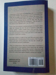 United States Constitution and The Bill of Rights by Dr John Coleman