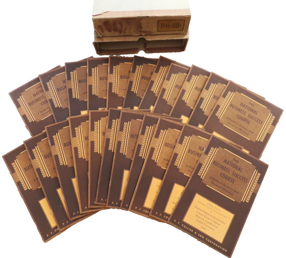 Vintage 1935 National Business Success Course~Guide 2 Personal Efficiency 22 Vol