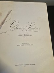 Character Sketches Volume 1, From the Pages of Scripture Fair Condition